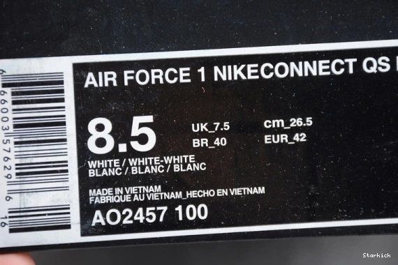 Connect AIR Nike NYC Force AO2457-100 All-White QS 1 0817